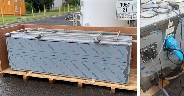 the packed radon monitor